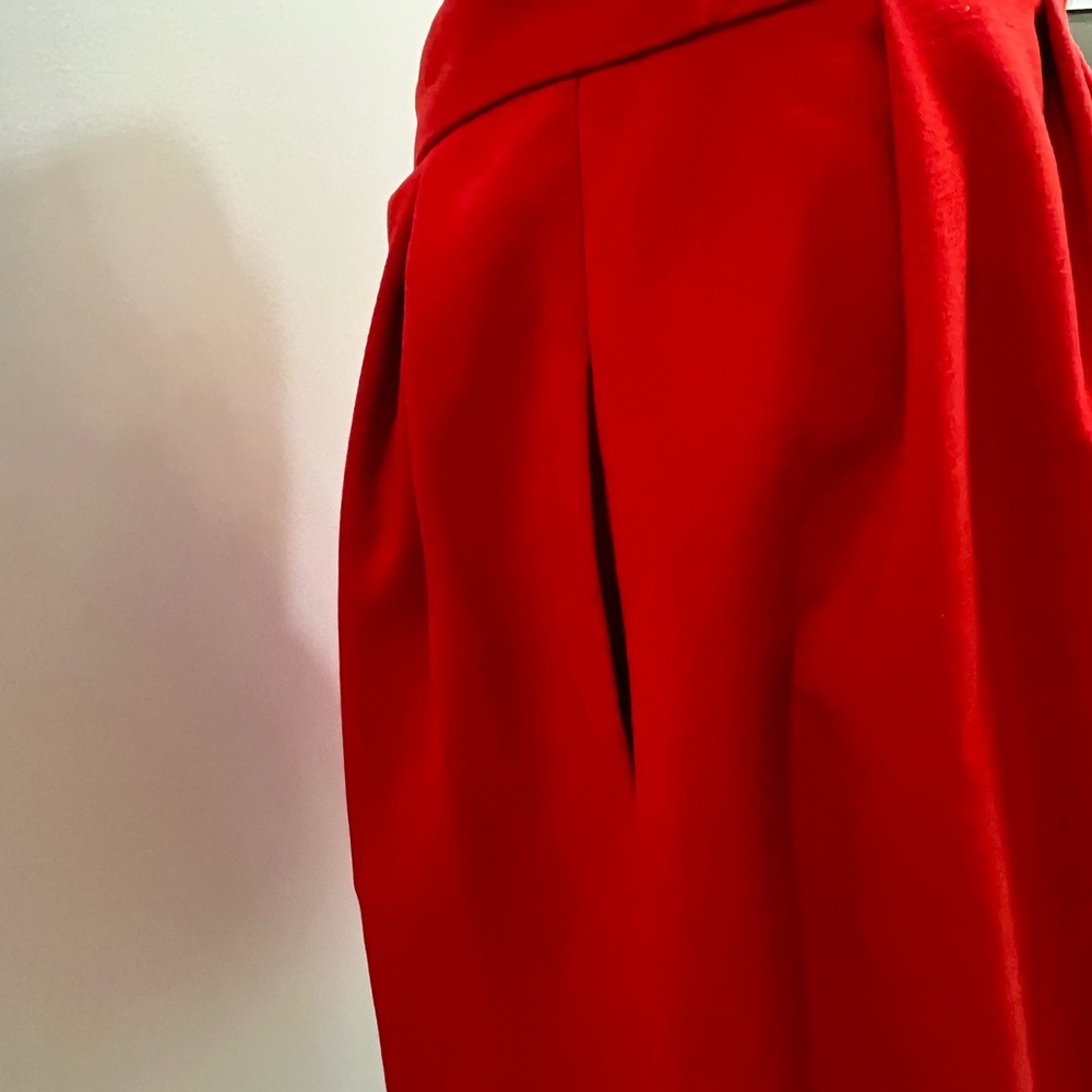 Banana Republic Red Swing Skirt 12 - Picture 6 of 10